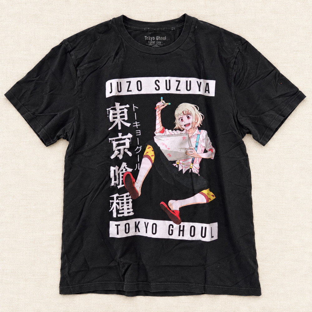 Tokyo Ghoul Juzo Suzuya T Shirt Small Black Funimation Anime Cotton Tee